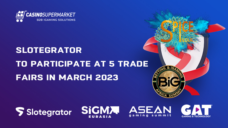 Slotegrator’s products at gambling exhibitions