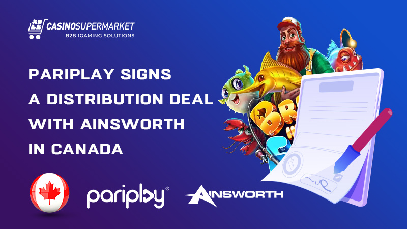 Pariplay and Ainsworth: deal in Canada