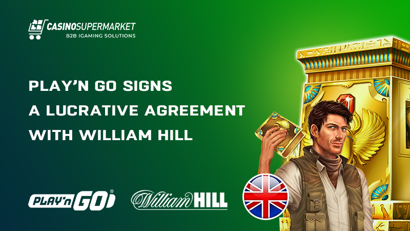 Play’n GO and William Hill: deal