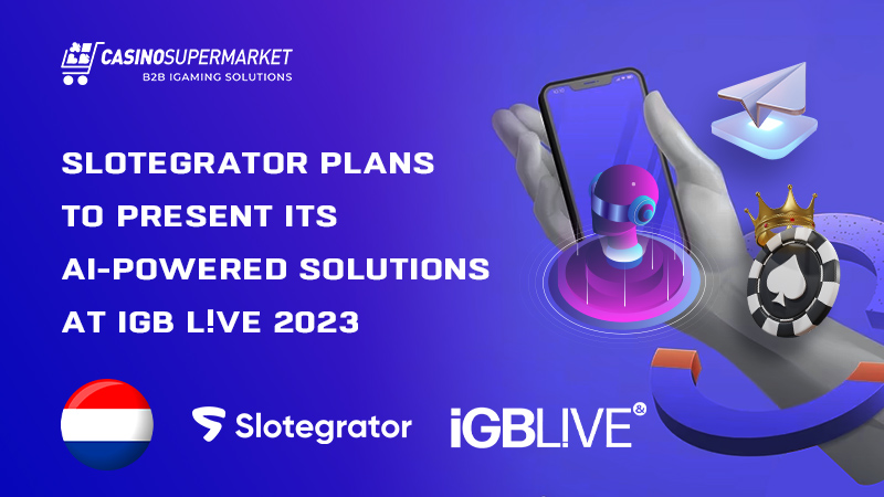 Slotegrator set to present products at iGB L!VE 2023