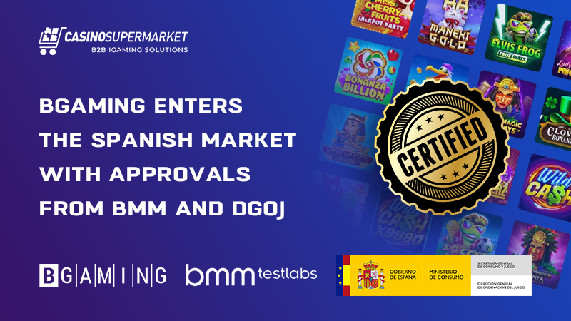 BGaming Spanish certification: BMM and DGO