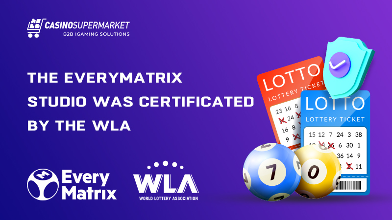 WLA’s certificate for EveryMatrix