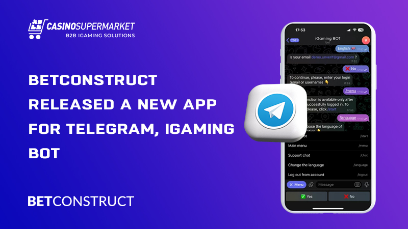 BetConstruct’s iGaming Bot for Telegram