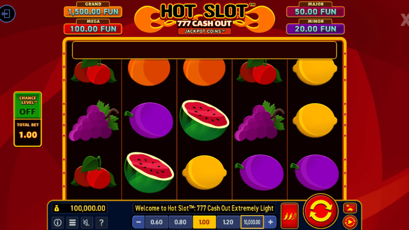 Hot Slot: 777 Coins Extremely Light by Wazdan