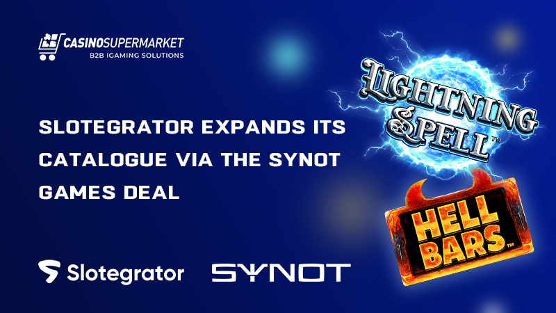 Slotegrator and SYNOT Games' partnership