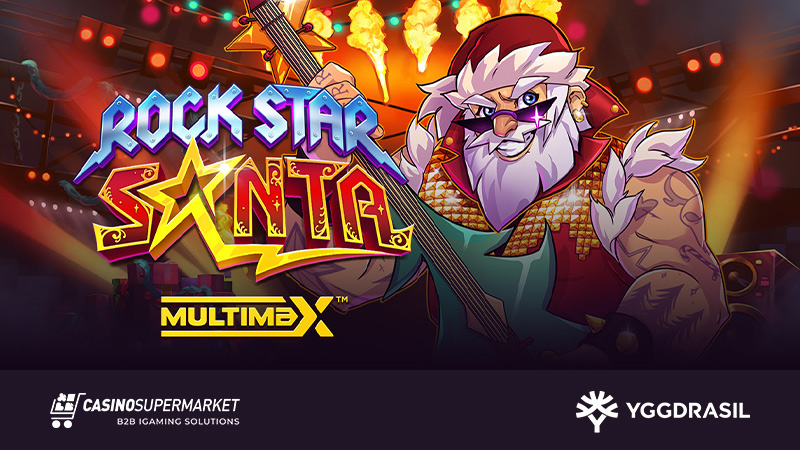 Rock Star Santa MultiMax from Yggdrasil