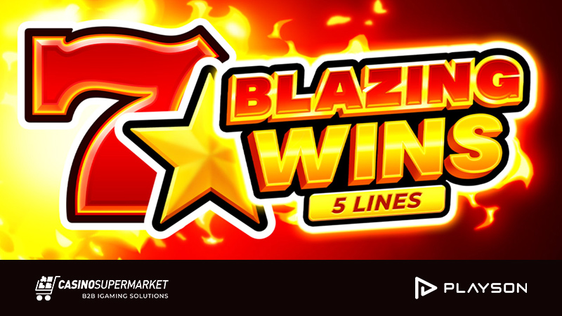 Blazing Wins: 5 Lines from Playson