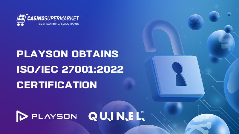 Playson’s ISO 2022 certification