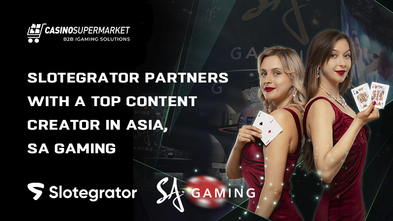 Slotegrator and SA Gaming: collaboration