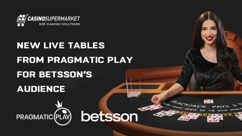 Live studio from Pragmatic Play for Betsson