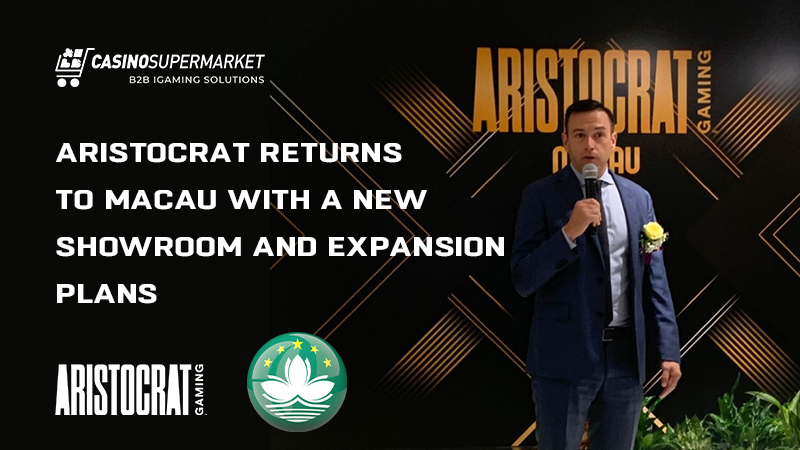 Aristocrat opens a showroom in Macau