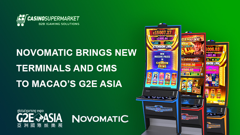 Novomatic at G2E Asia: new products