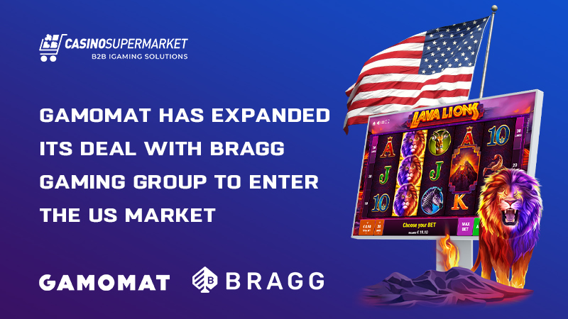 Gamomat and Bragg Gaming Group’s agreement