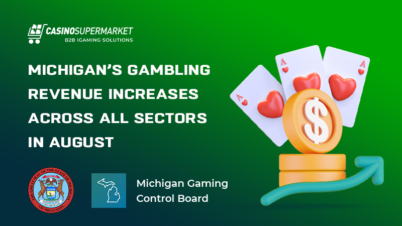 Michigan gambling revenue in August: growth