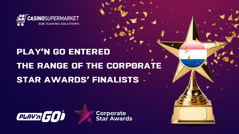 Play’n GO at the Corporate Star Awards: finalist