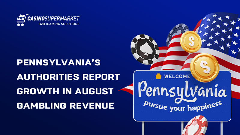 Gambling revenue in Pennsylvania: August 2024