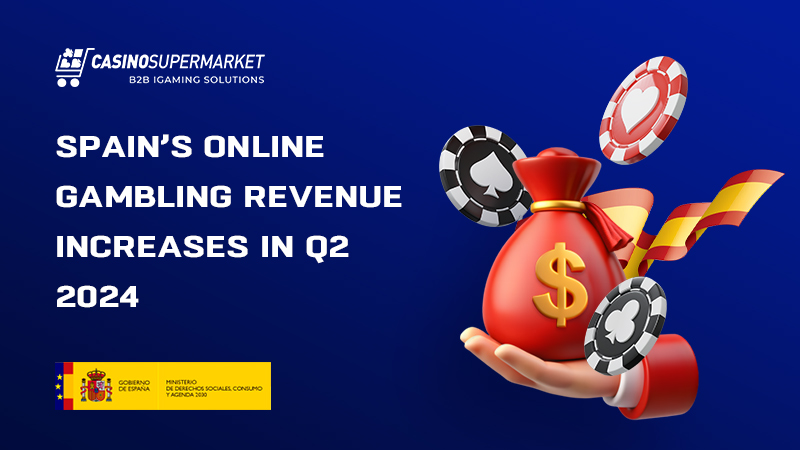 Online gambling revenue in Spain: Q2 growth