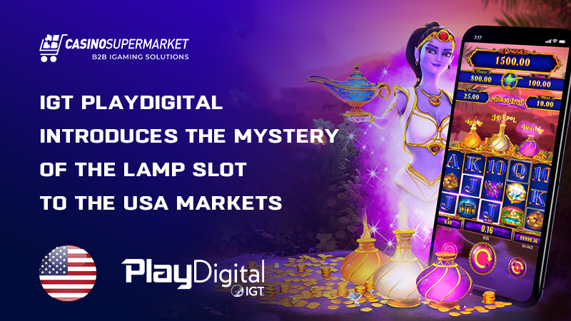 Mystery of the Lamp by IGT PlayDigital: US launch