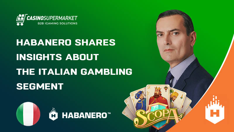 Habanero in the Italian gambling market: standing