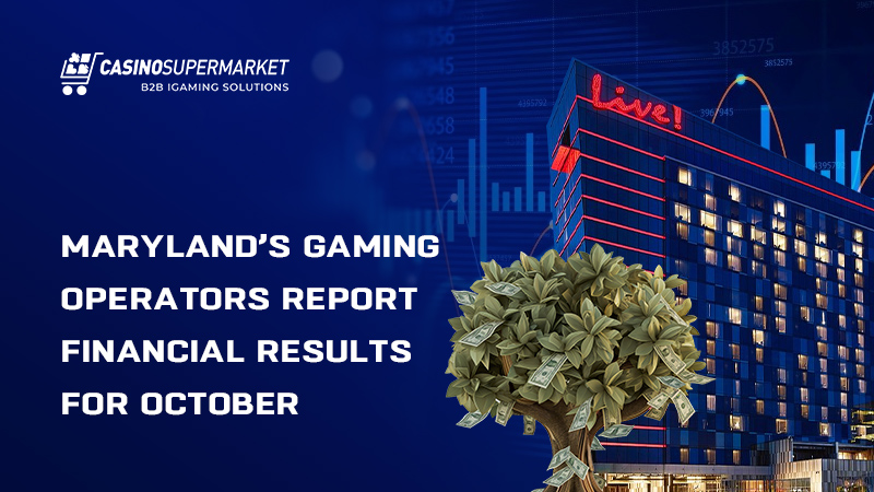 Maryland gambling revenue in October: figures