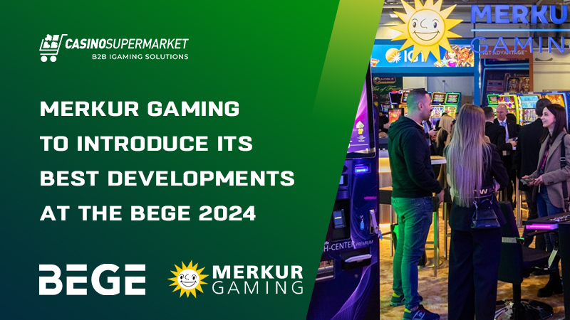 Merkur Gaming at the BEGE 2024: exhibits