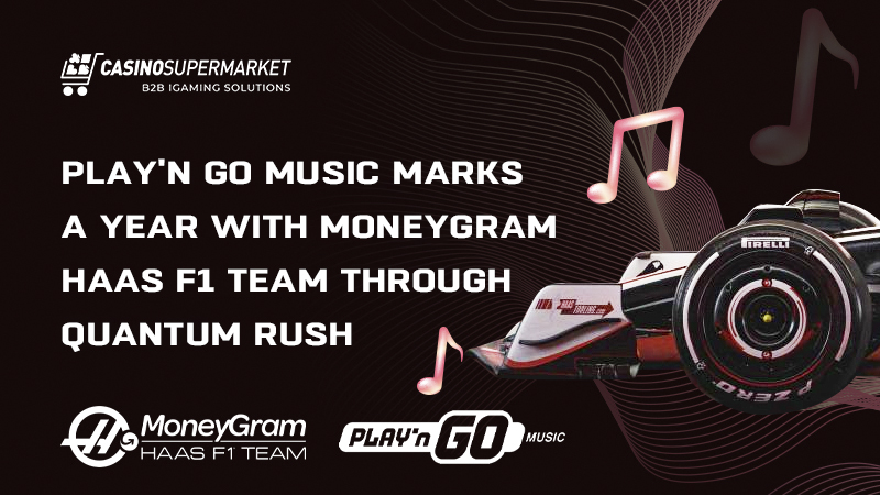 Play'n GO Music and MoneyGram Haas F1 Team