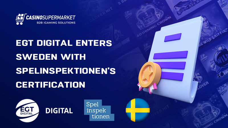 EGT Digital games in Sweden: certification