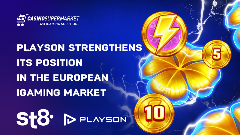 Playson and St8 in Europe: partnership