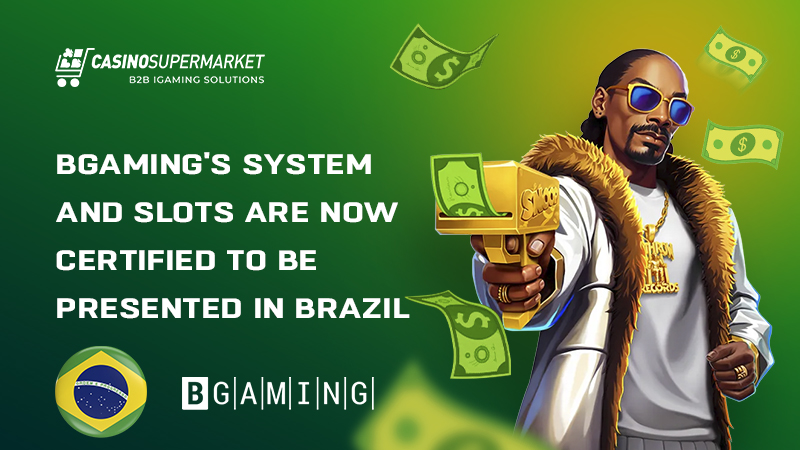 BGaming certification in Brazil for its system and slots