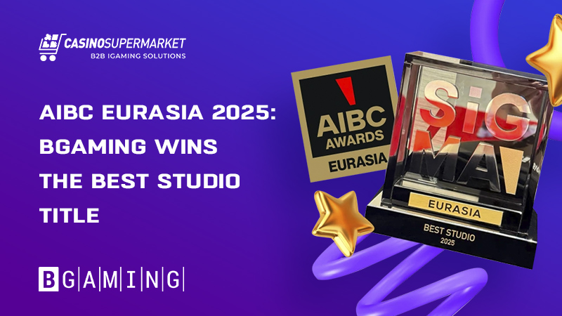 BGaming: Best Studio at the AIBC Eurasia Awards 2025