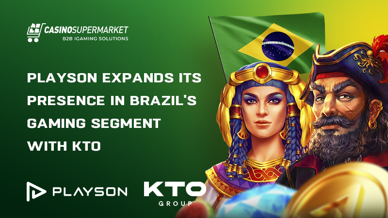 Playson and KTO in Brazil: content deal