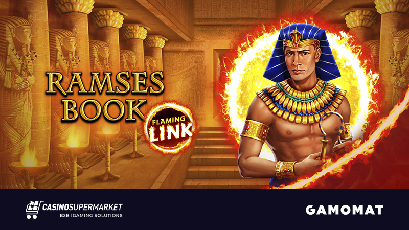 Ramses Book Flaming Link from Gamomat