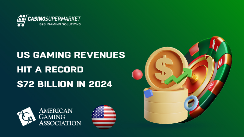 US gaming revenue in 2024: new record