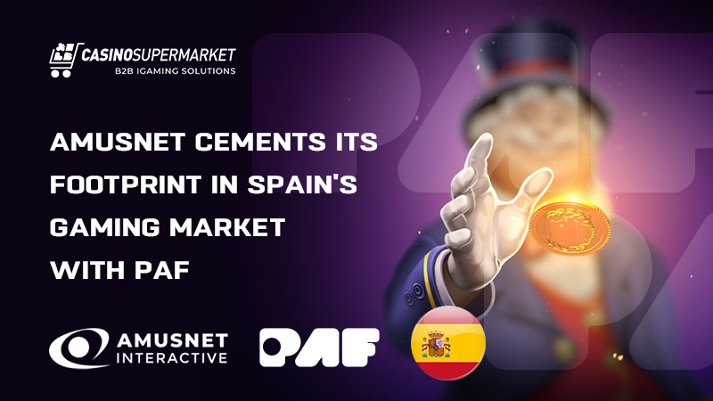 Amusnet and Paf in Spain: partnership