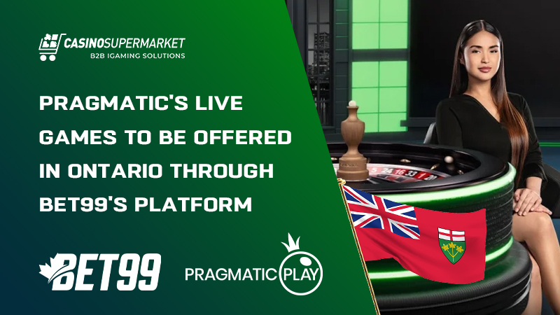Pragmatic Play and BET99 in Ontario: partnership