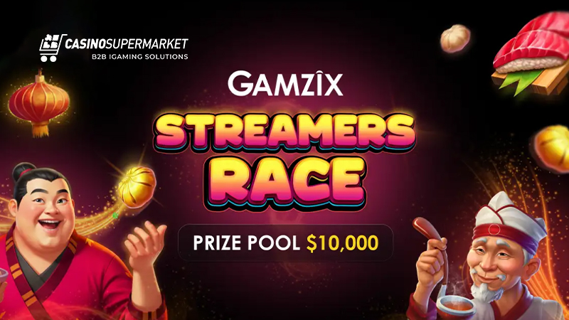 Streamers Race from Gamzix: $10,000 prize pool