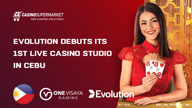 Evolution’s 1st live casino studio in Cebu