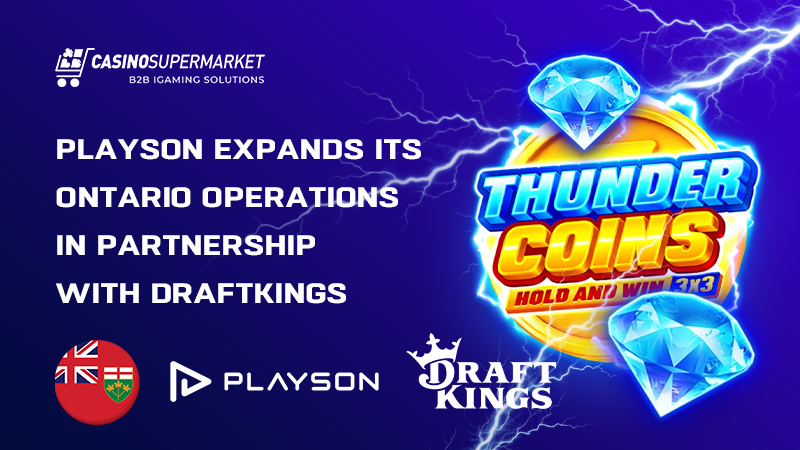 Playson and DraftKings: partnership in Ontario