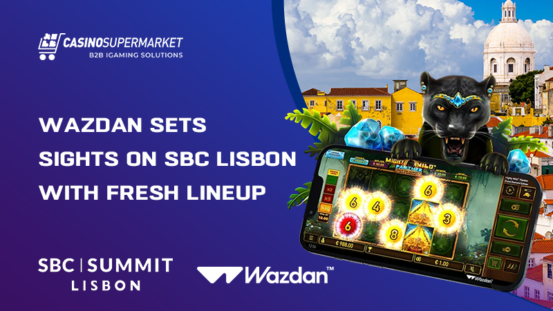 Wazdan with Mighty Crown at SBC Lisbon