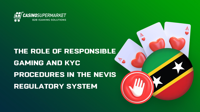 Responsible gambling measures for a Nevis licence