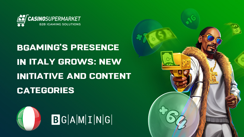BGaming in Italy: new Initiative and content categories