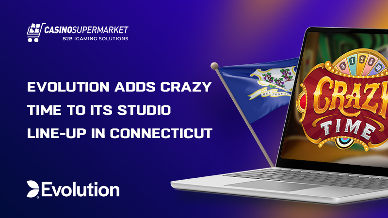 Evolution launches Crazy Time in Connecticut
