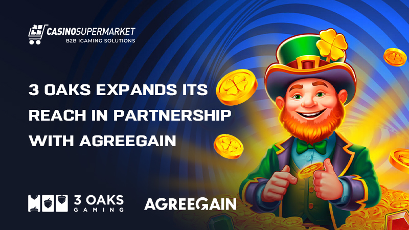 3 Oaks Gaming and Agreegain: content deal