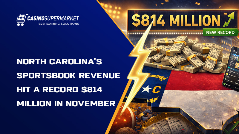 North Carolina sportsbook revenue North Carolina sportsbook revenue in November 2025