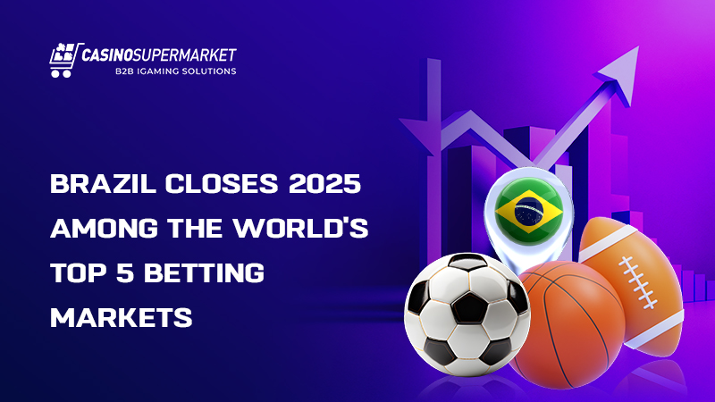 Sports betting business in Brazil: 5th-largest market