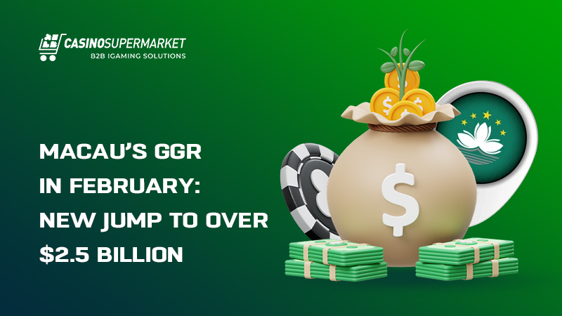 Macau GGR in February 2026: YoY financial jump