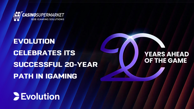 Evolution’s 20th anniversary in gambling