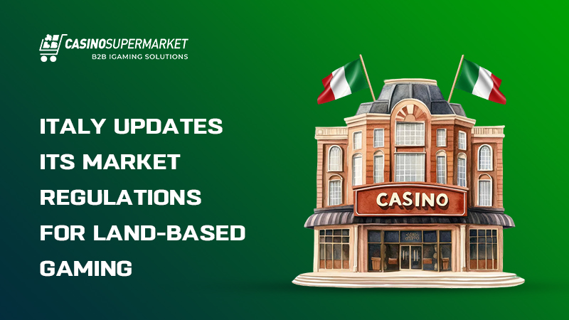 Land-based gambling reform in Italy: April updates