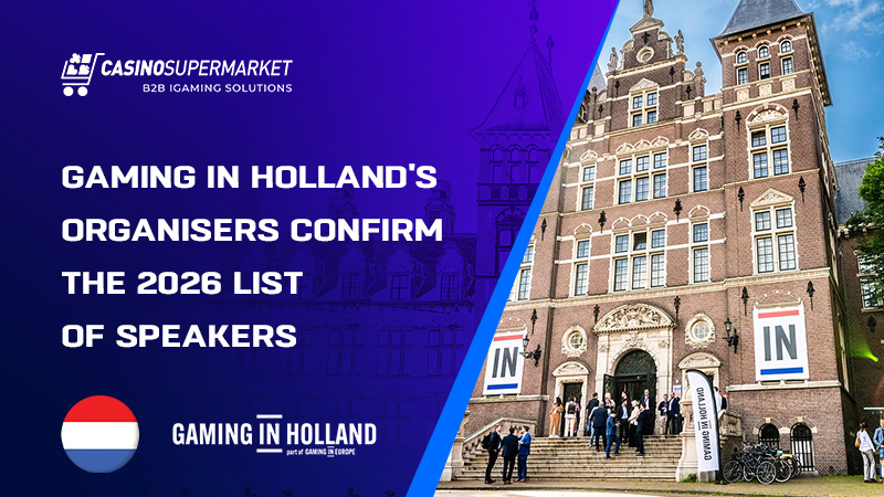 Speakers at the Gaming in Holland 2026 conference