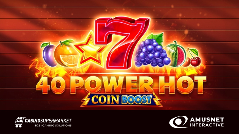 40 Power Hot Coin Boost from Amusnet
